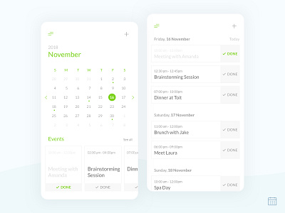 Calendar App android app app concept calendar calendar app events ios mobile mobile app planning zoya azar