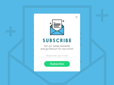 Subscribe 026 dailyui email form illustration list newsletter subscribe success