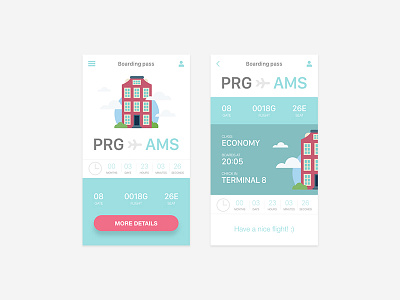 Boarding pass app boarding boarding pass design flight pass