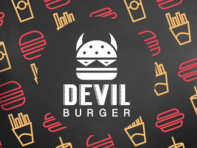 Devil Burger - concept branding burger concept corporate devil devil burger icon idendity