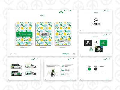 Saika Brandbook | Landscape Architect Branding brand branding design graphic guidelines idendity illustration justmighty lettering logo typography vector