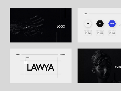 LAWYA - Brand guidelines brand branding clean colors design graphic law lawyer lettering logo type typography