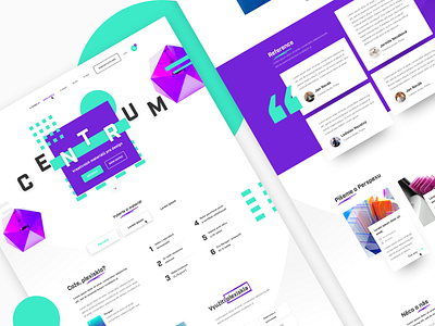 Website about creative materials clean creative design graphic homepage landing page materials minimal typography ui ux web website