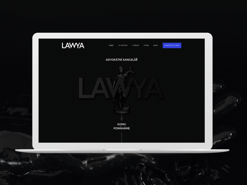 LAWYA - Website for lawyers animation