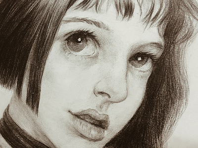 Mathilda drawing léon mathilda natalie portman pencil sketch