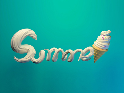 C4d Text-Summer