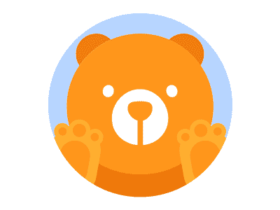 Bear animation bear character gui illustration logo principle sketch