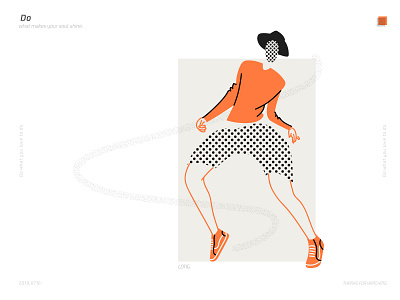 Dancer 02 character dance dancer design drawing graphic illustration line style