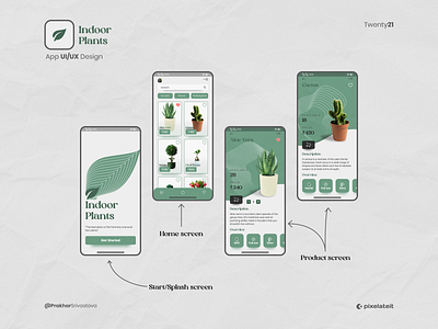 Indoor Plants| App UI/UX Design