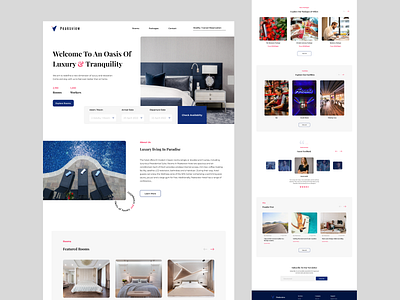 An Hotel Landing Page Design creative creativity design hospitality design hotel design hotel landing page inspiration design landing landing page landing page design ui uiux design ux