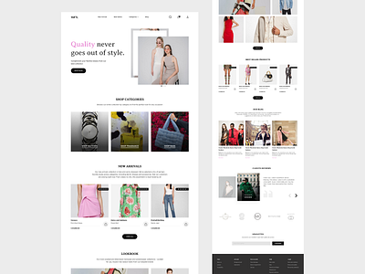 FASHION E-COMMERCE LANDING PAGE