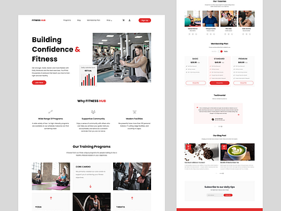 Fitness Landing Page