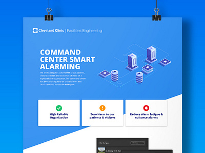 Smart Alarming 2d alarm design isometric poster print