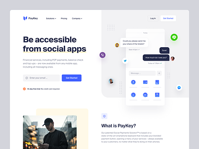 PayKey – Web Style Exploration design system e finance finance financial services fintech identity payment product page social app social payments solution top up transfer user interface web design web site