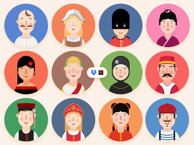 12 Languages | Free Icon Set