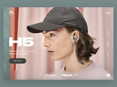 B&O Play H5 | Concept concept design earphones inspiration ui ux web