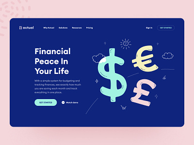 Finance tracker balance budget design system finance app fintech fintech startup web design microfinance spending ui ux