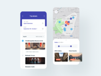 Traveling guide by Max Panchyk for Heartbeat Agency on Dribbble