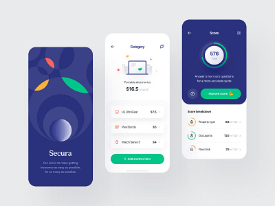 Contents insurance atomic balance banking contents insurance design system digital insurance e finance finance financial services fintech insurance ios mobile app money payment payment method ui ux