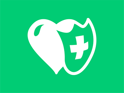 Increases resistance healthy heart illustration logo logo design