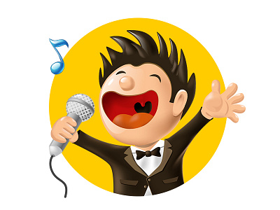Singer Icon icon icon app illustration micro music singer singers