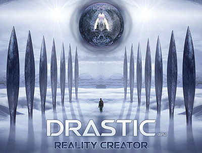 Drastic - Reality Creator cover art graphic design psychedelic