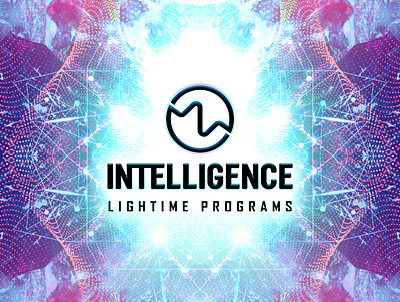 Intelligence -Lightime Programs cover art graphic design psychedelic