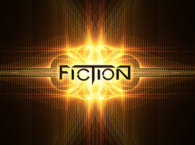 Fiction Youtube banner cover art graphic design psychedelic