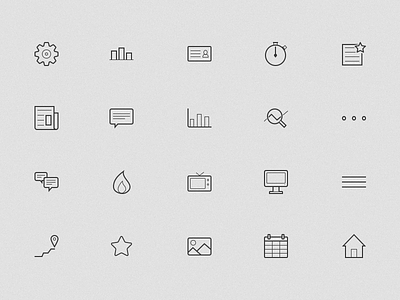 iOS icons for app