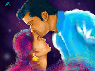 Love never dies digital love painting