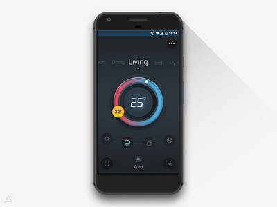 Air-Conditioner remote - UI concept