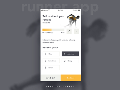 Runner App - concept