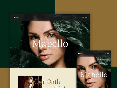 Mabello - A Skincare Web Design beauty branding design ecommerce graphic design illustration logo skincare ui uiux vector web design