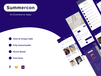 Summercon - An eCommerce Apps UI Kit
