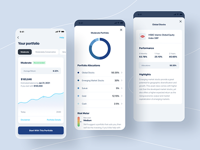 Wahed Invest: Seamless Portfolio Selection & Allocation UI