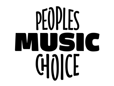 People music choice lettering