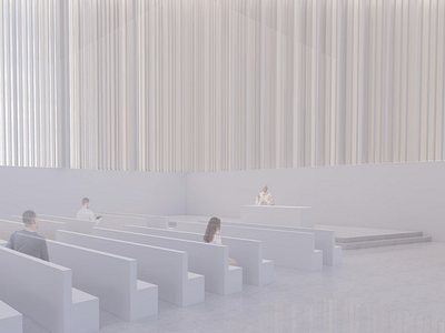 Church in Oporto 3d architecture design graphic design illustration render