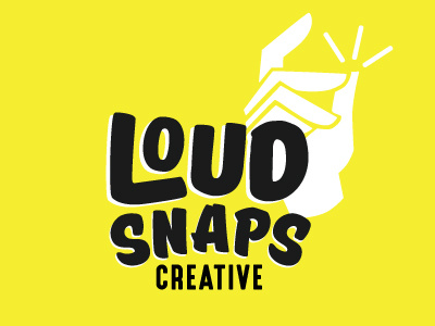 Loud Snaps Logo creative logo vector