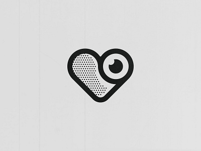 I ♡ Movies brand identity branding eye film heart lens logo movies