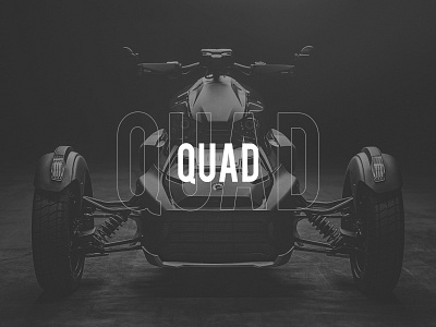 QUAD | Homepage design designer portfolio homepage landing page quad quadro uiux webdesign website design