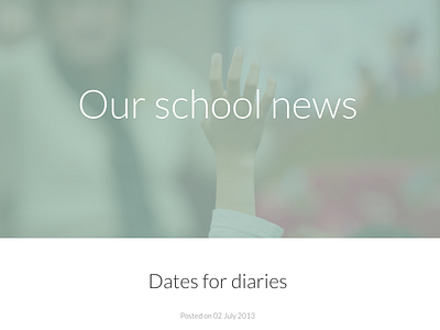 School news