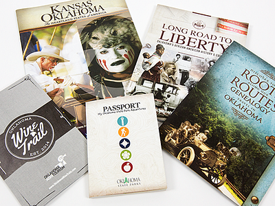 Brochures for Oklahoma Tourism brochures geneology ok oklahoma passport tourism tourist