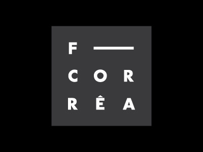 F — C O R R Ê A black gray selfbrand type vector