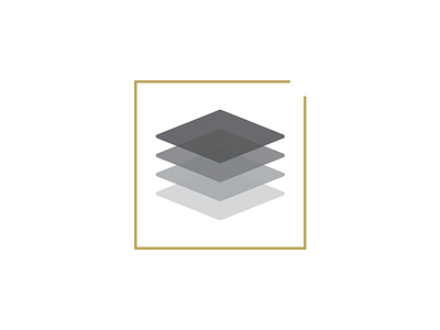 Layer Icon flat gray icon layer vector