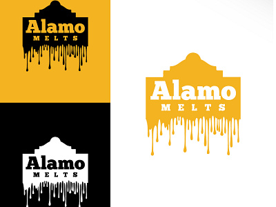 ALAMO MELTS LOGO DESIGN branding graphic design logo