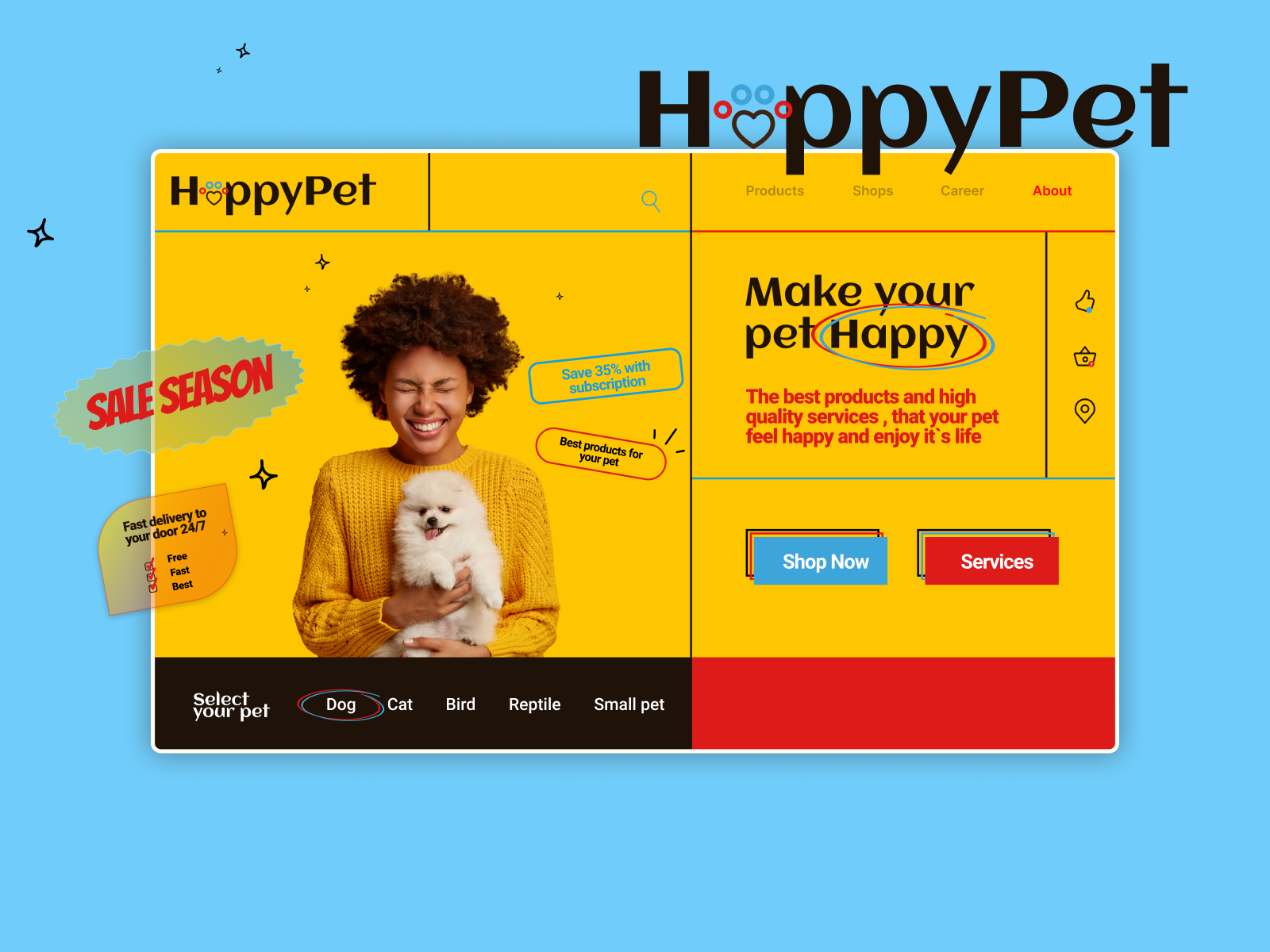 Here s A Ecommerce Website For Pet Store By Darina Yefymova On Dribbble