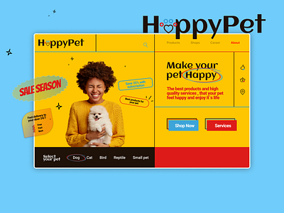 Here's a Ecommerce website for pet store