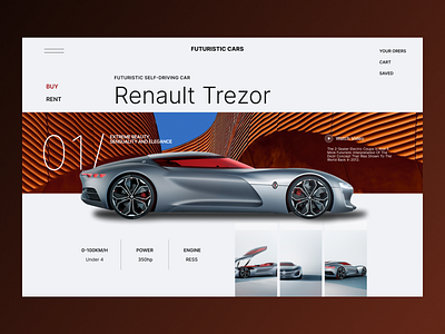 New concept design of today for Futuristic supercar 3d adobe animation branding design development figma graphic design illustration logo motion graphics ui ux web webdesign website