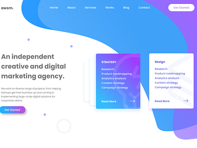 landing page