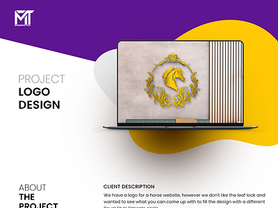 Logo Design for Horse website on Luxury Royal Theme graphic design logo logodesign
